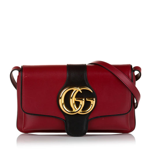 Gucci Small Arli Leather Crossbody Bag (SHG-35194)