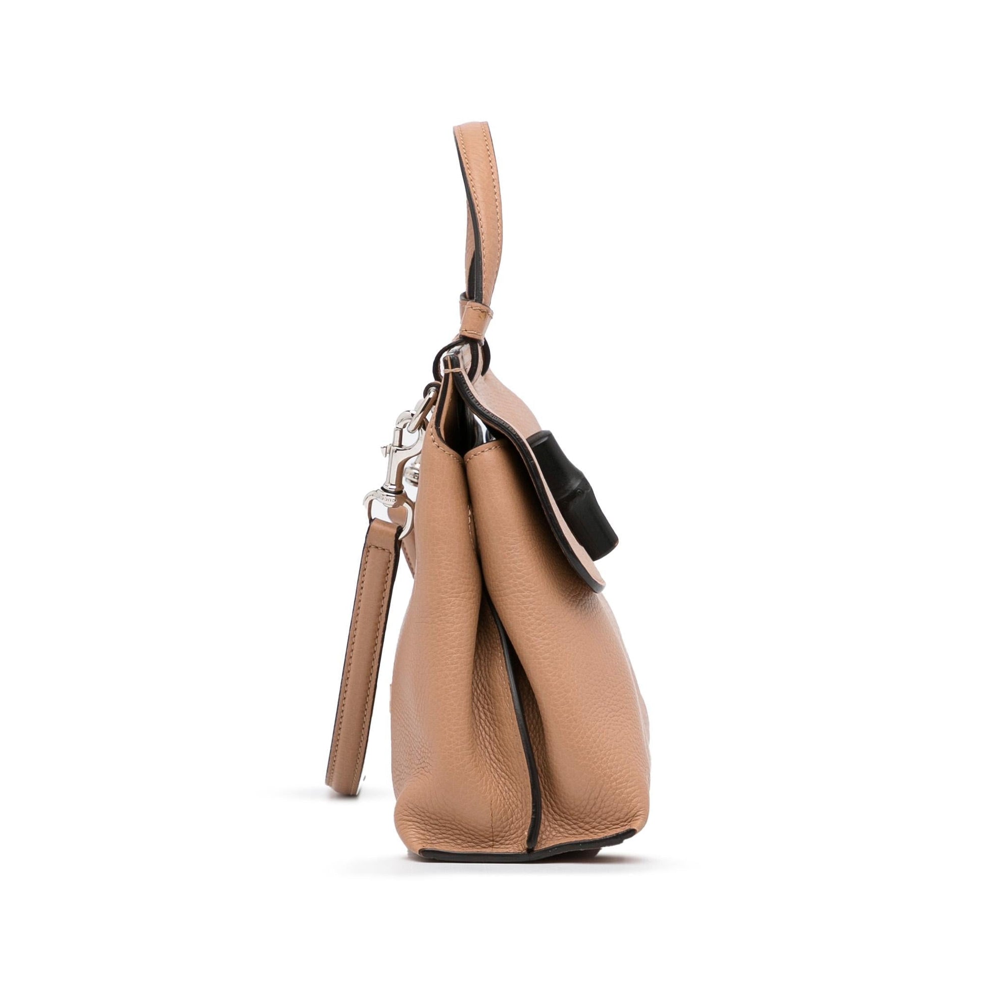Gucci Small Bamboo Daily Satchel (SHG-pqhQVB)