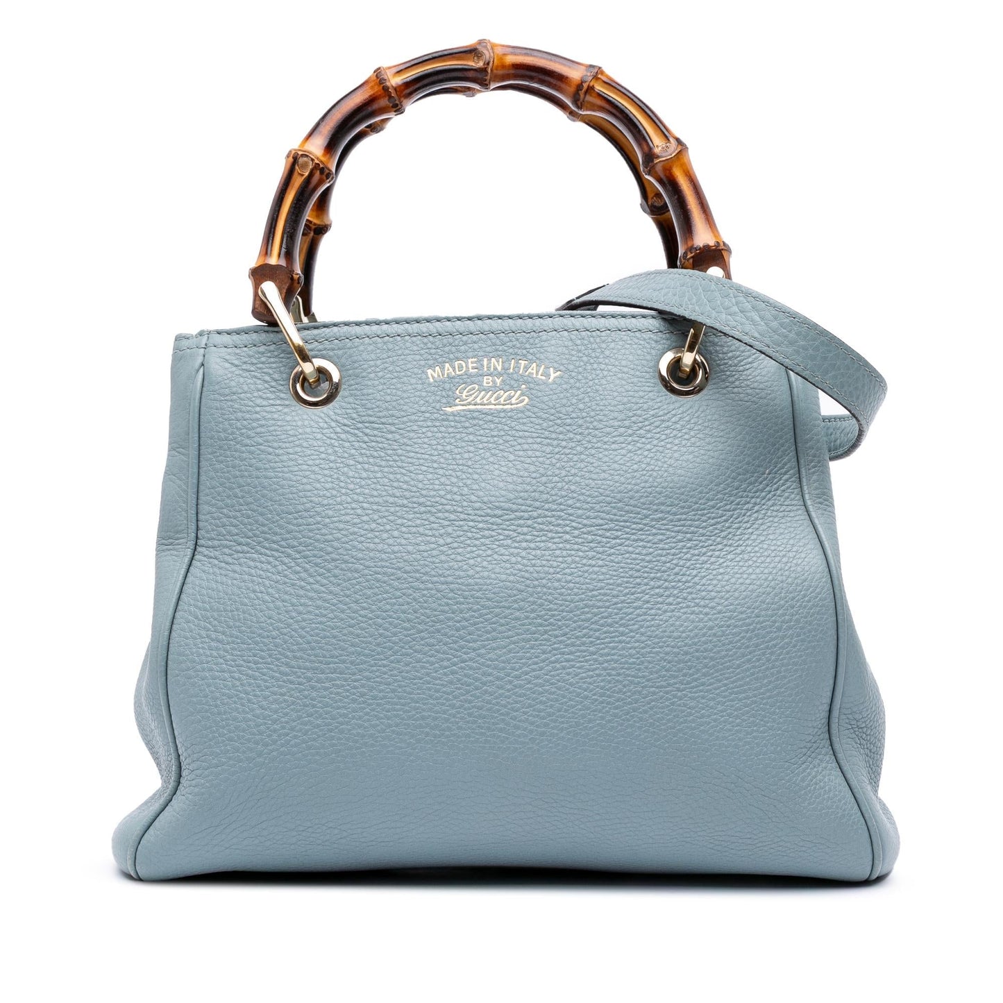 Gucci Small Calfskin Bamboo Shopper Satchel