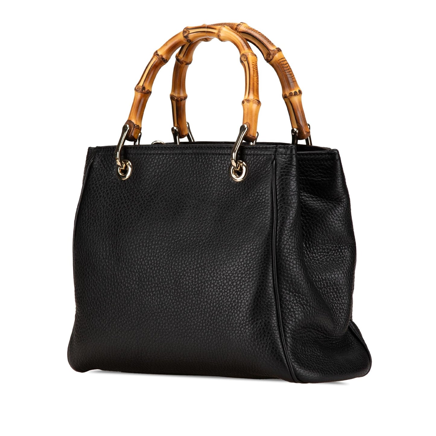 Gucci Small Calfskin Bamboo Shopper Satchel