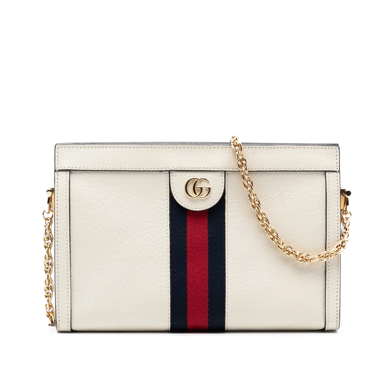 Gucci Small Calfskin Ophidia Chain Crossbody
