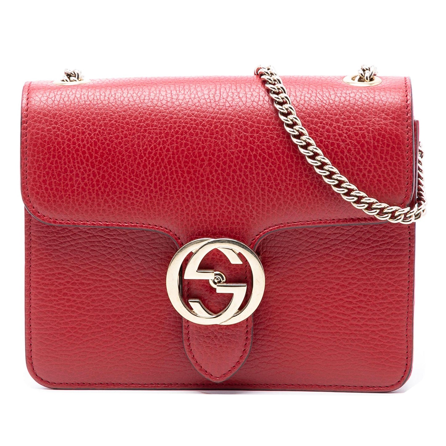 Gucci Small Dollar Calfskin Interlocking G Crossbody