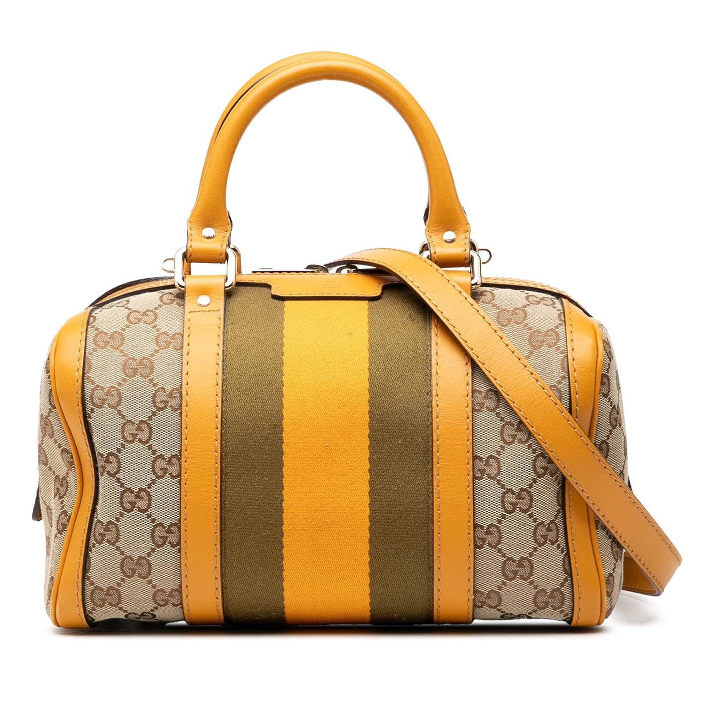 Gucci Small GG Canvas Web Joy Boston Bag