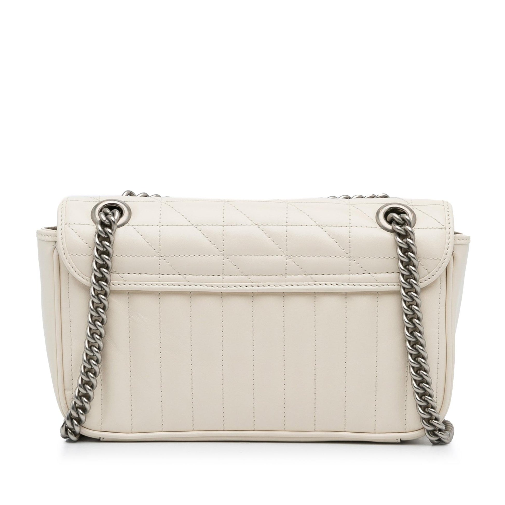 Gucci Small GG Marmont Aria Matelasse Crossbody Bag (SHG-LHf70H)