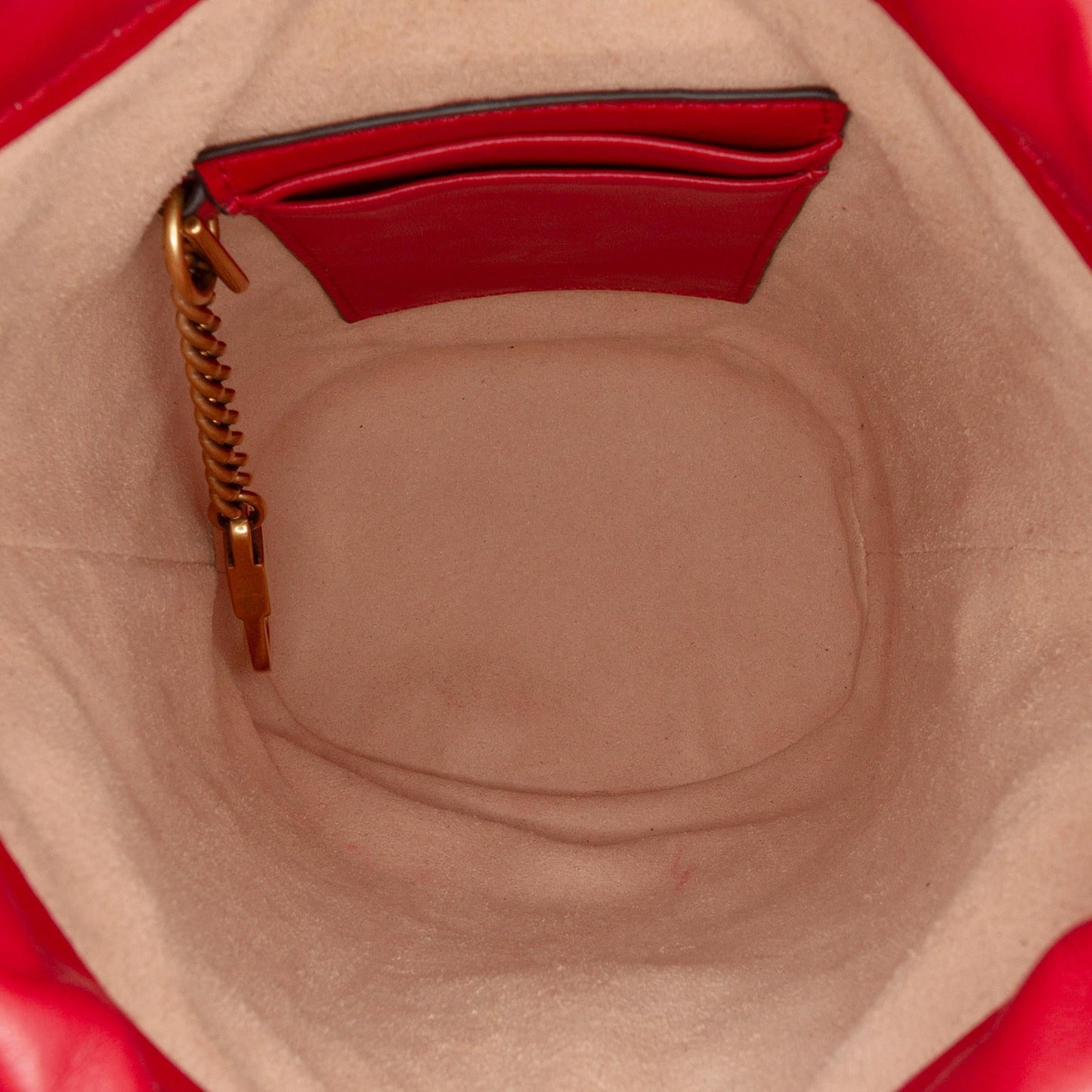 Gucci Small GG Marmont Matelasse Leather Bucket Bag