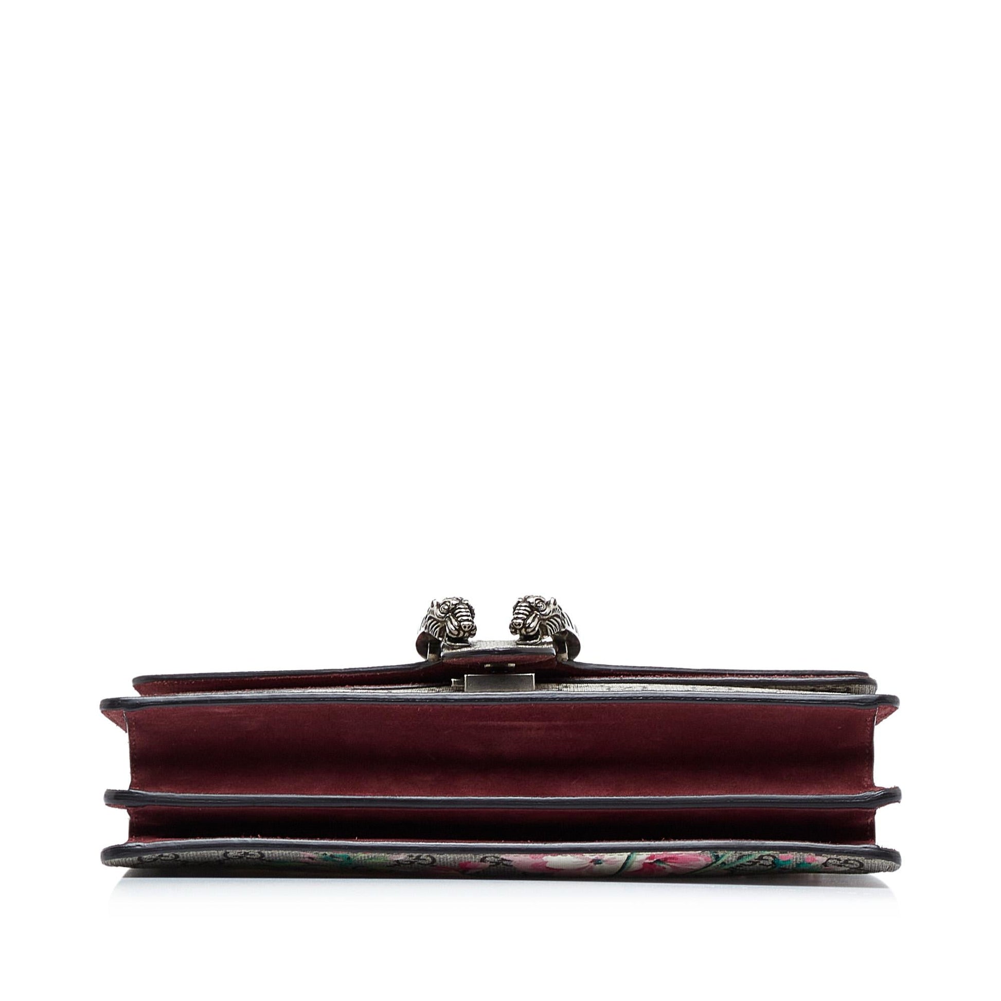 Gucci Small GG Supreme Blooms Dionysus Shoulder Bag (SHG-2lCEJt)