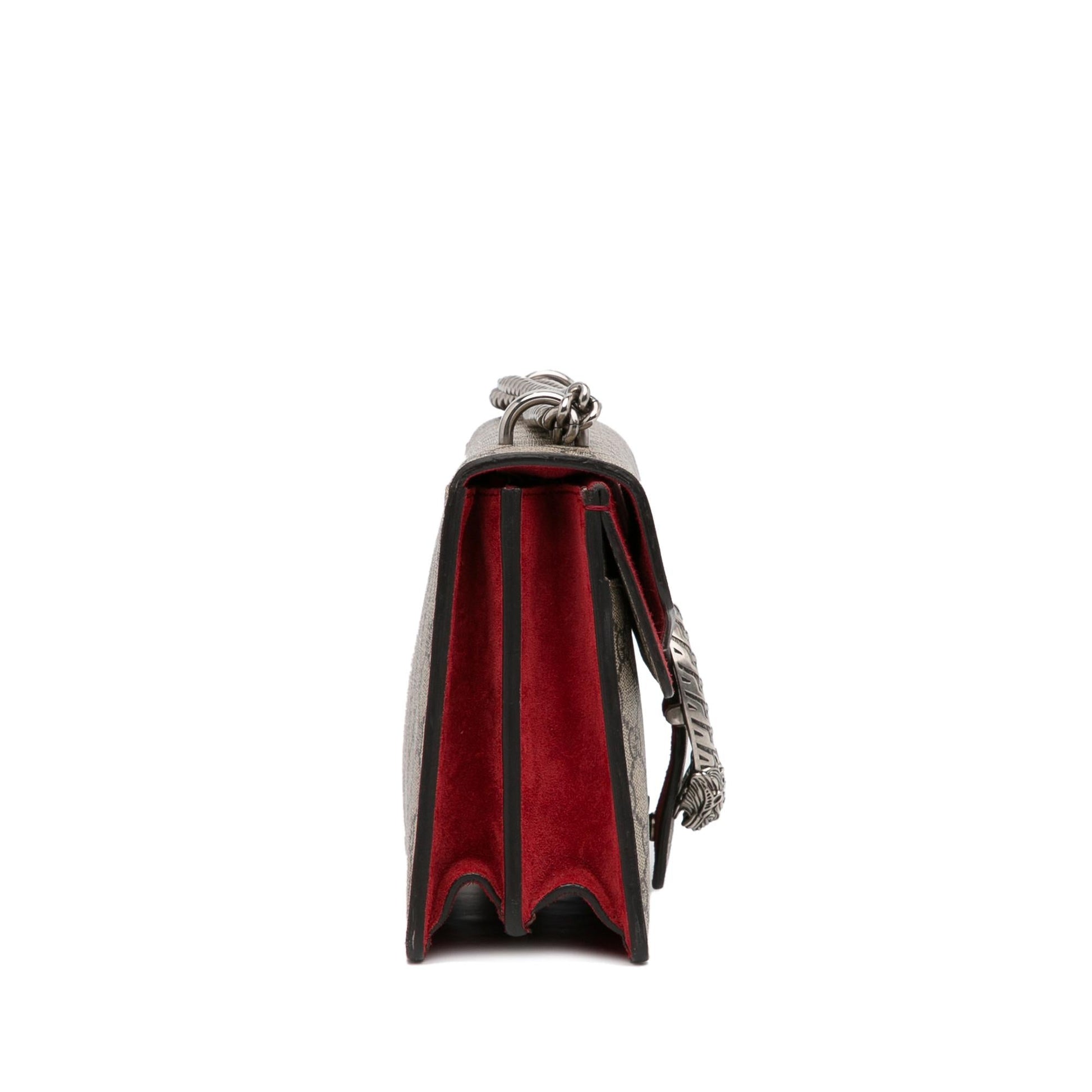 Gucci Small GG Supreme Dionysus Shoulder Bag (SHG-v7SDj4)