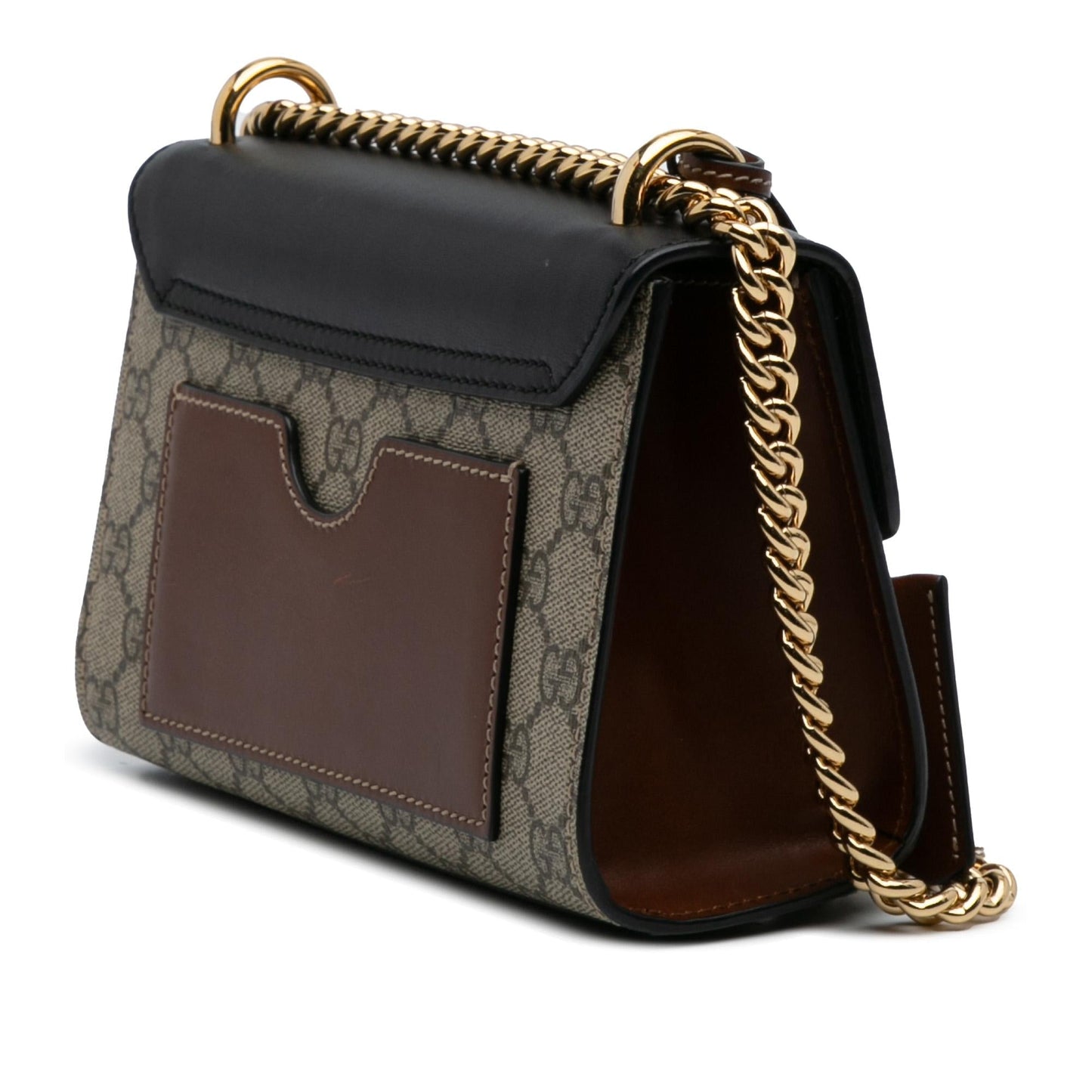 Gucci Small GG Supreme Padlock Crossbody