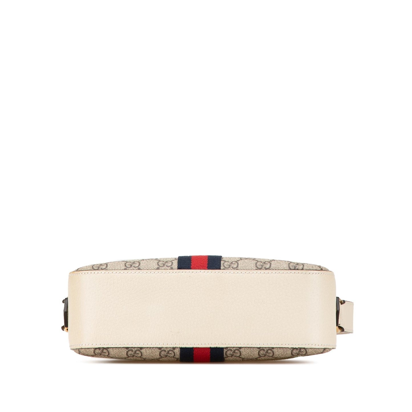 Gucci Small GG Supreme Textured Calfskin Web Ophidia Camera Bag