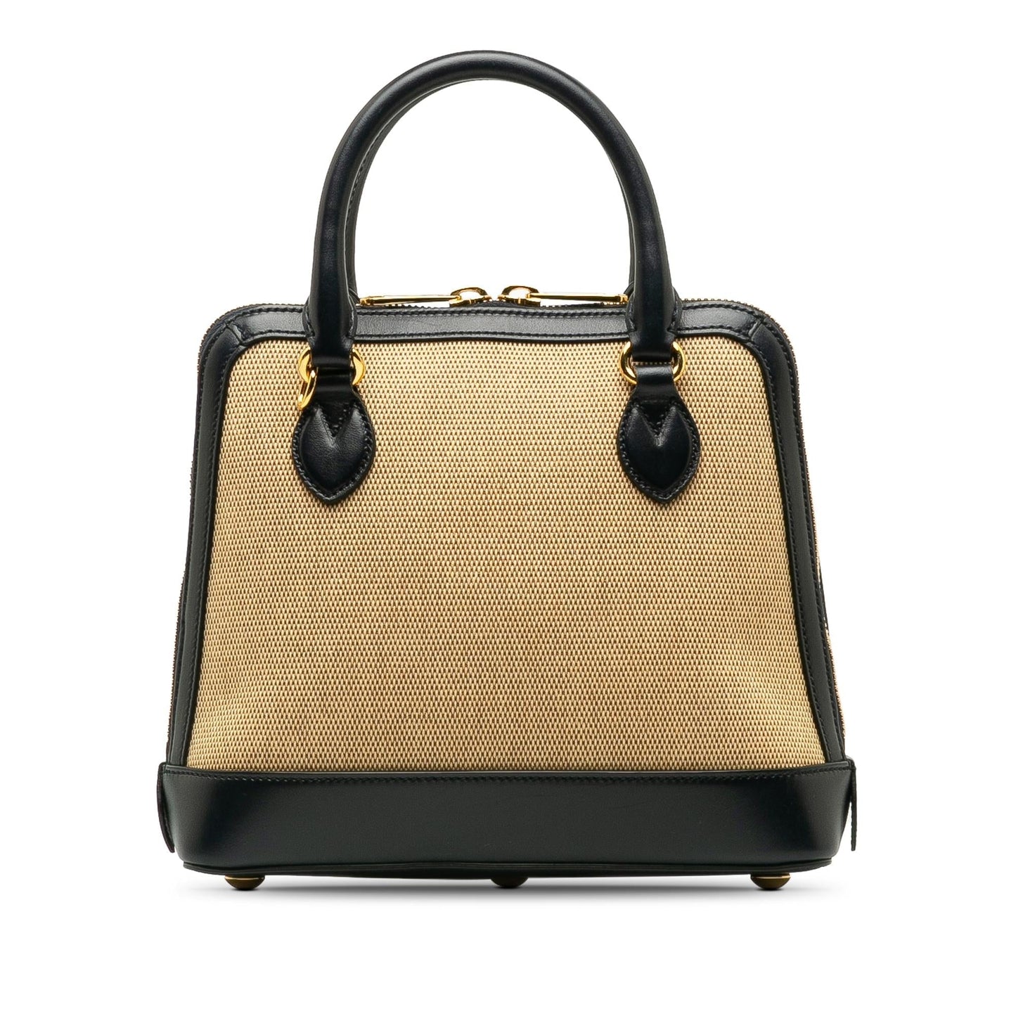 Gucci Canvas Top Handle Shoulder Bag
