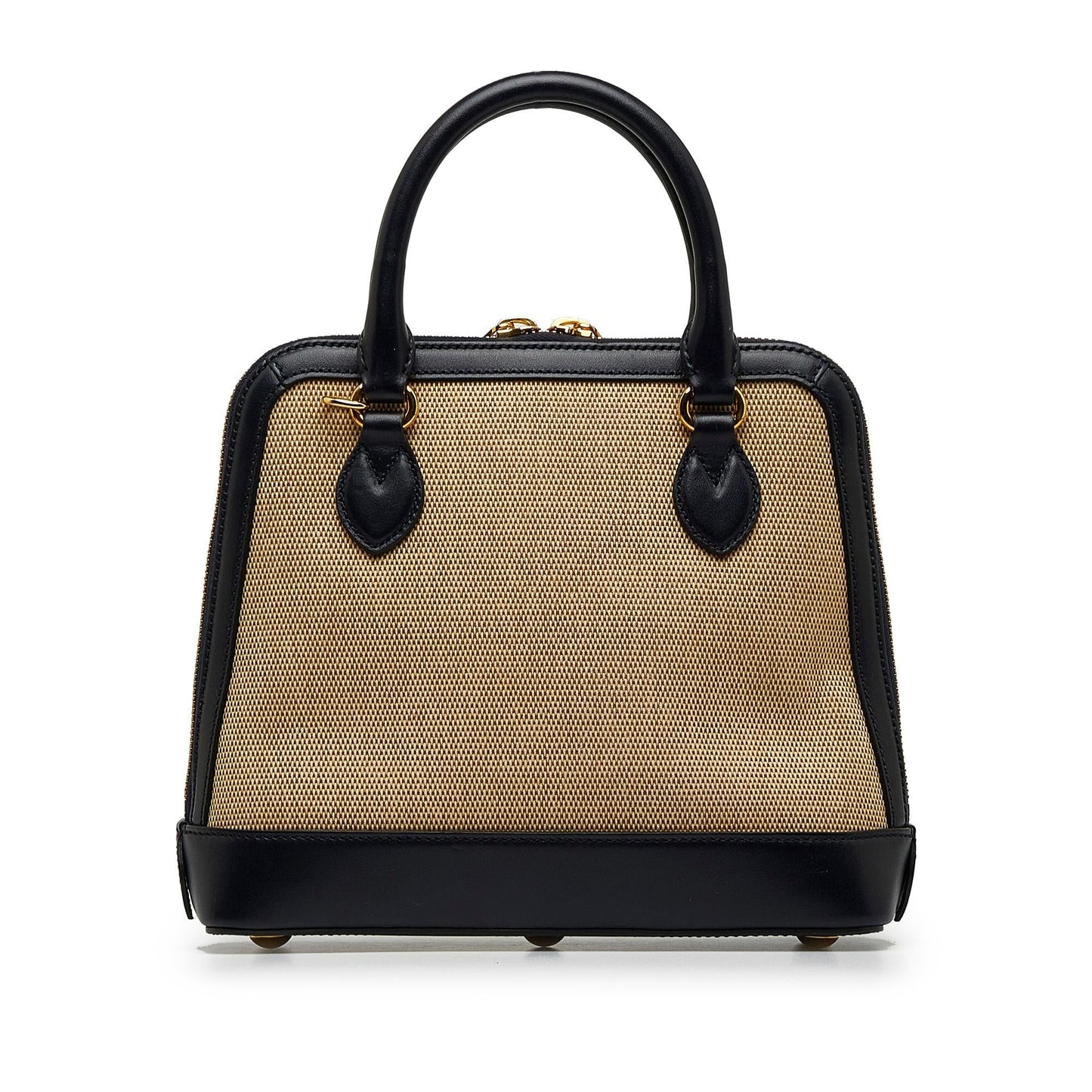 Gucci Small Horsebit 1955 Canvas Top Handle (SHG-hasten)
