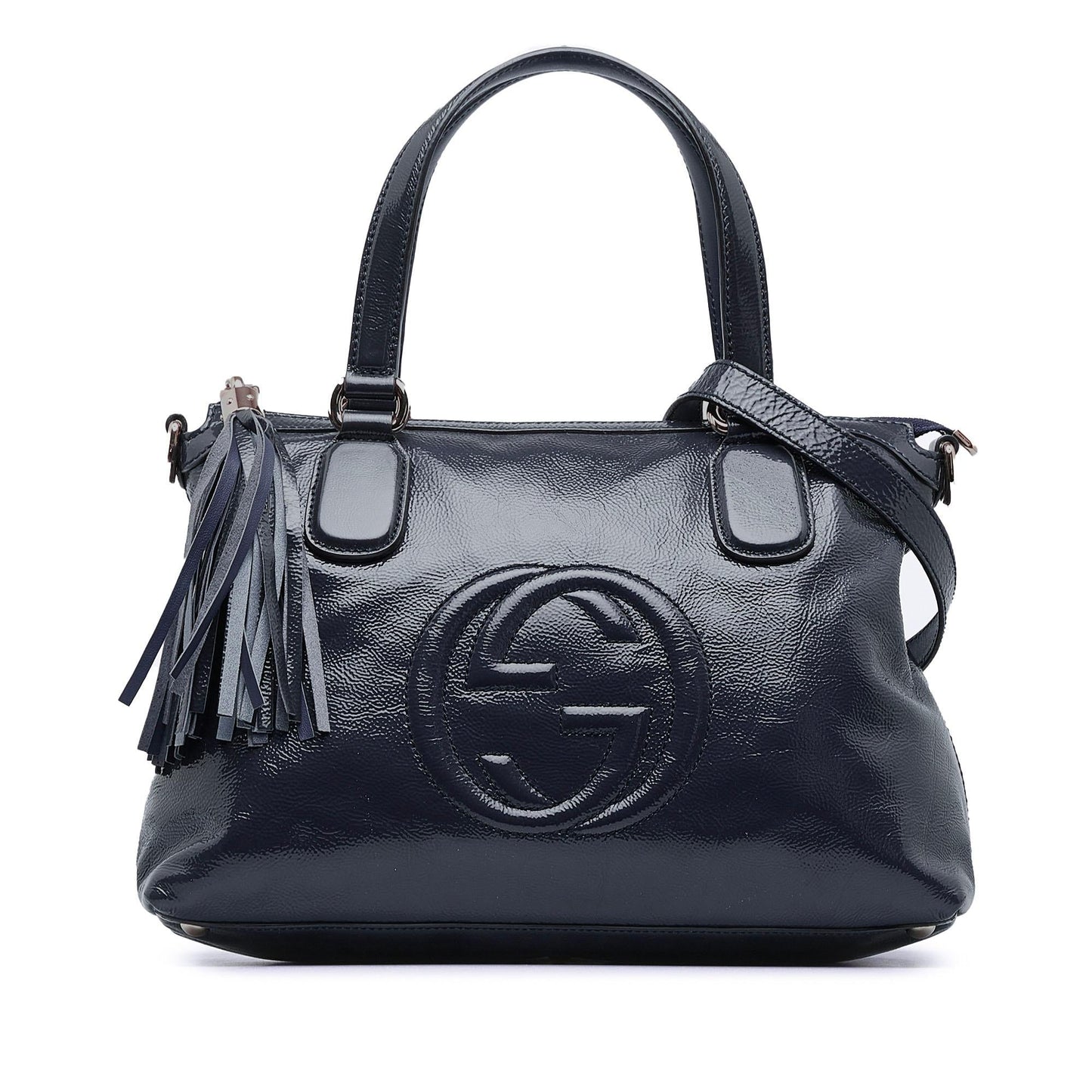 Gucci Small Patent Soho Working Satchel (SHG-xMBICY)