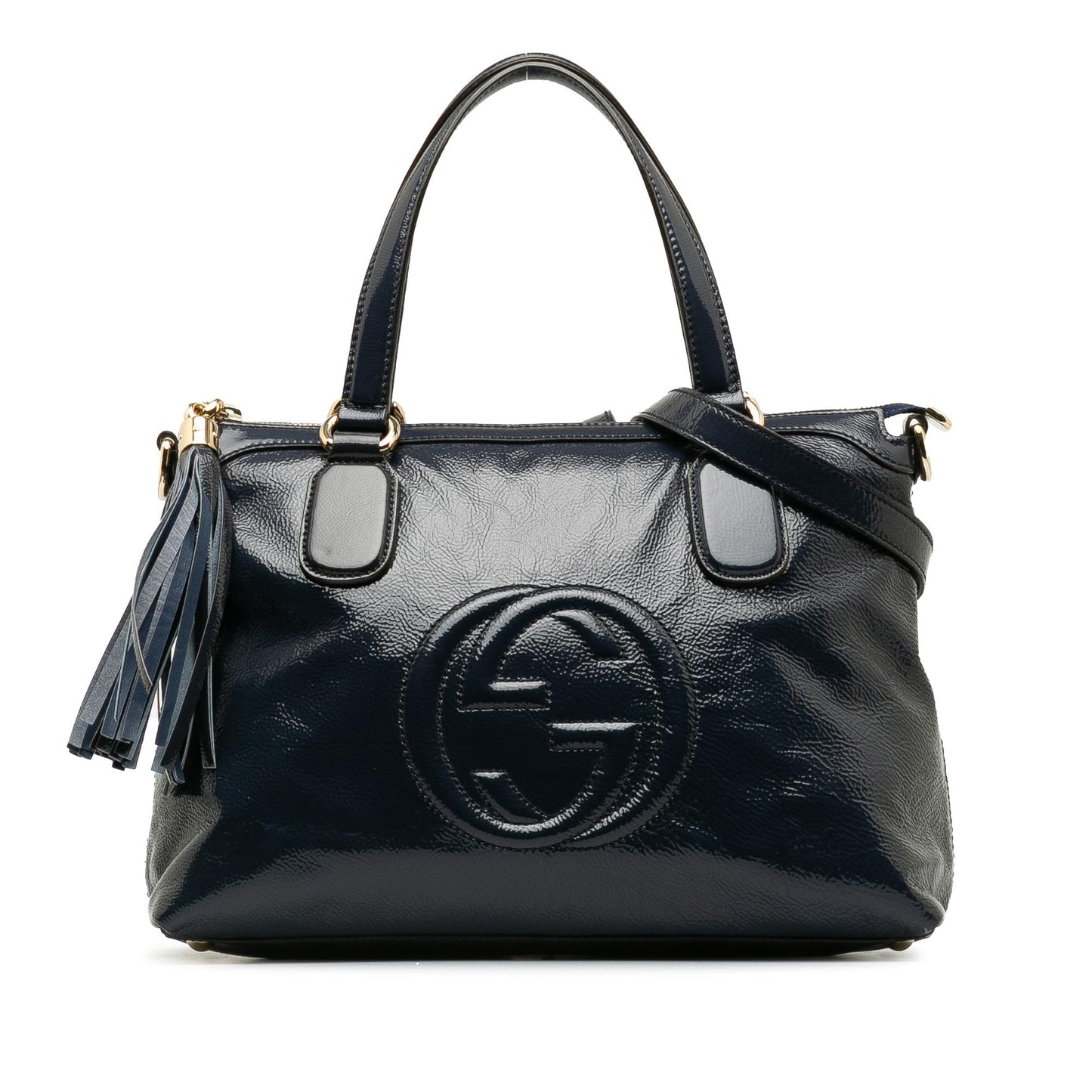 Gucci Small Patent Soho Working Satchel (SHG-cuXTJk)