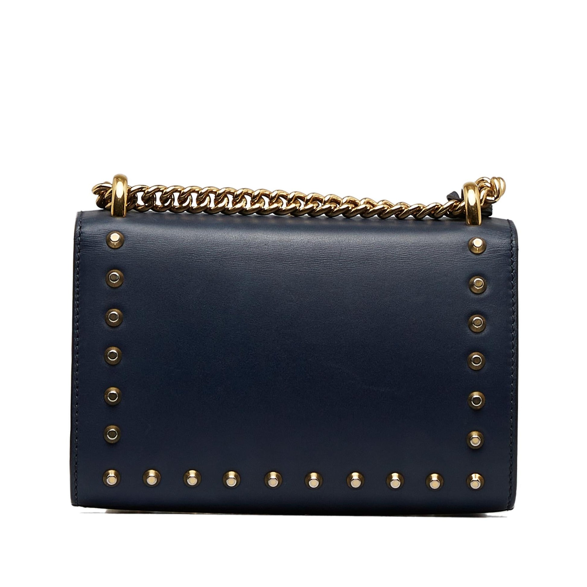 Gucci Small Pearl Studded Padlock Crossbody (SHG-ZuRWNW)