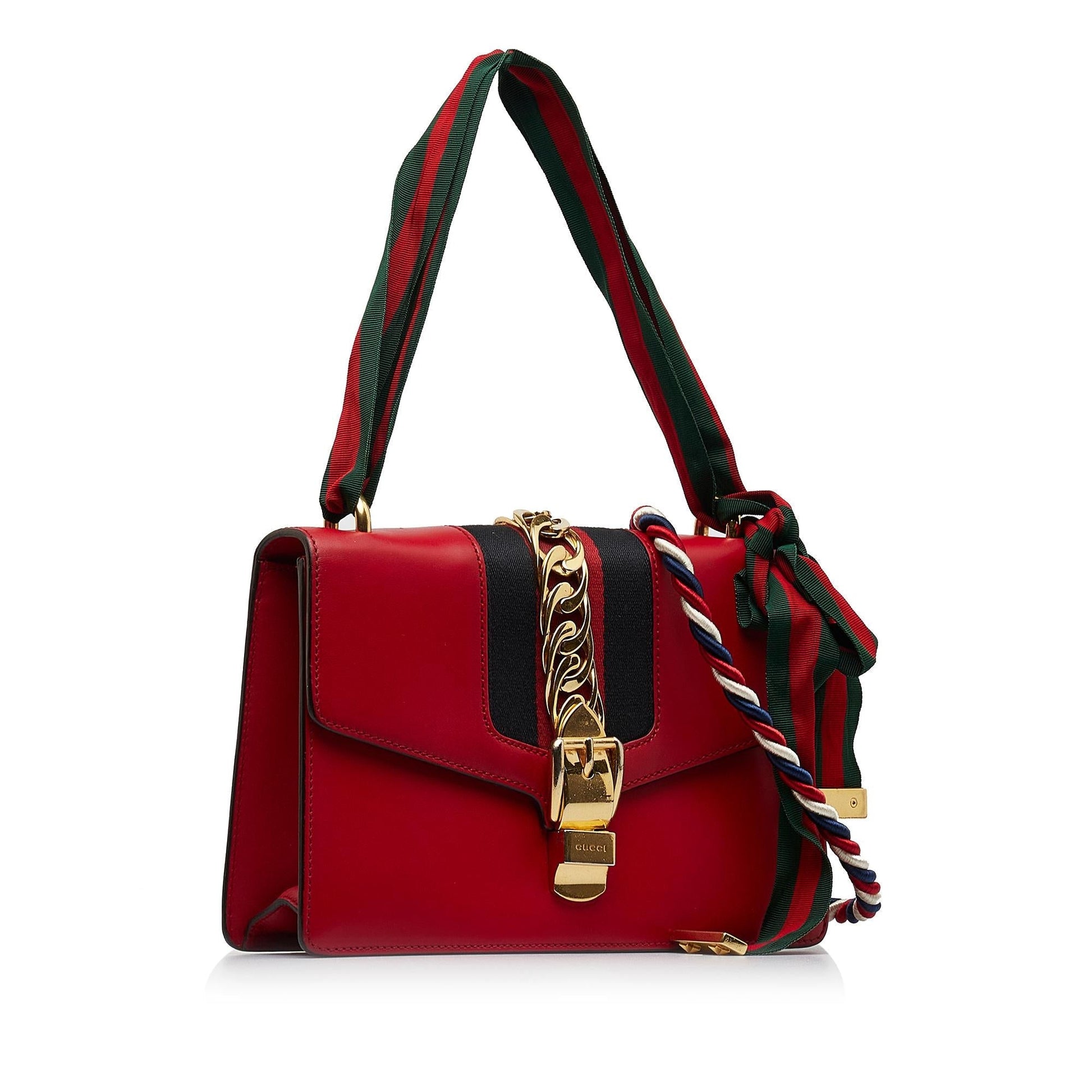 Gucci Small Sylvie Satchel (SHG-zrrnw9)