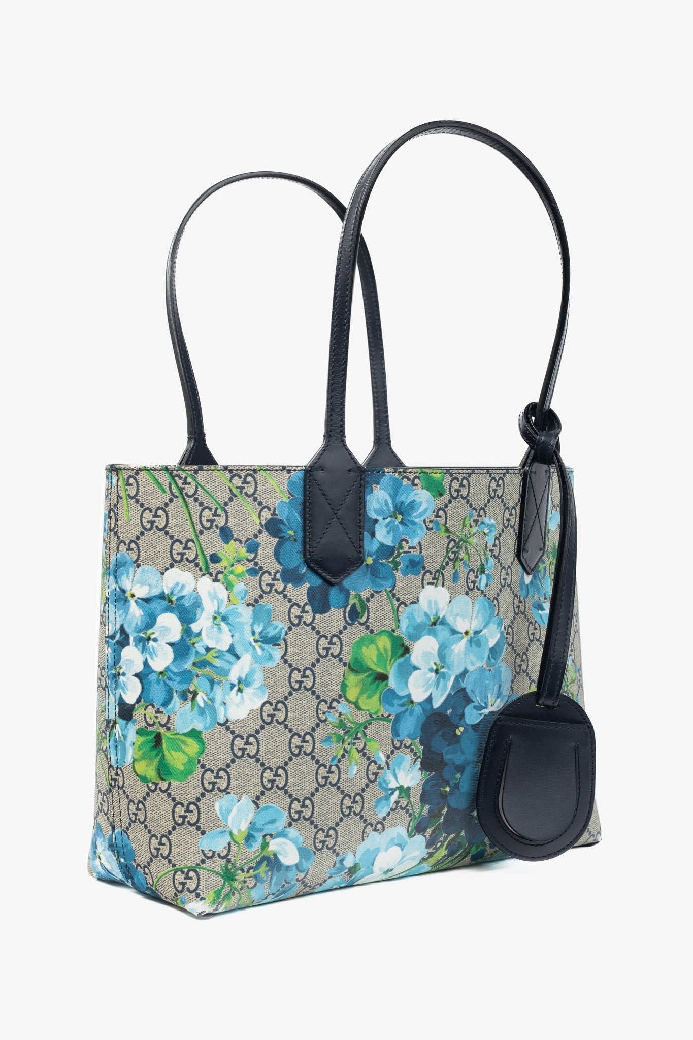 Gucci Monogram Leather Canvas Tote