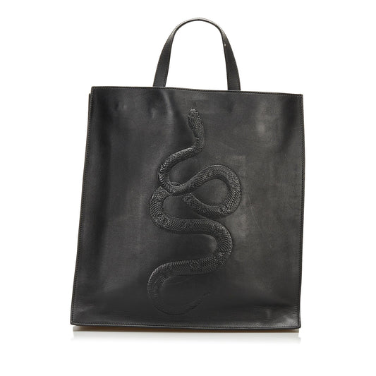Gucci Snake Embossed Leather Bag (SHG-35956)