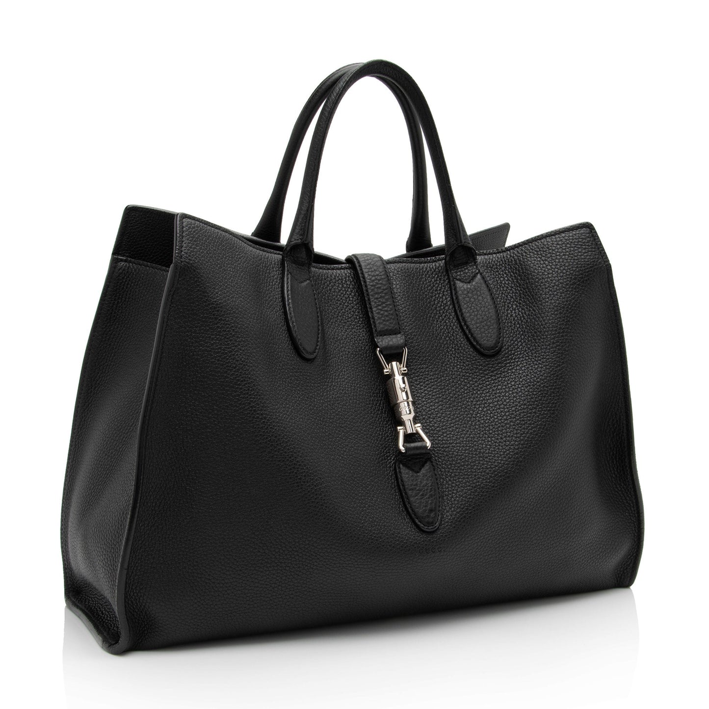 Gucci Soft Pebbled Leather Jackie Medium Tote   (SHF-8Qshpx)