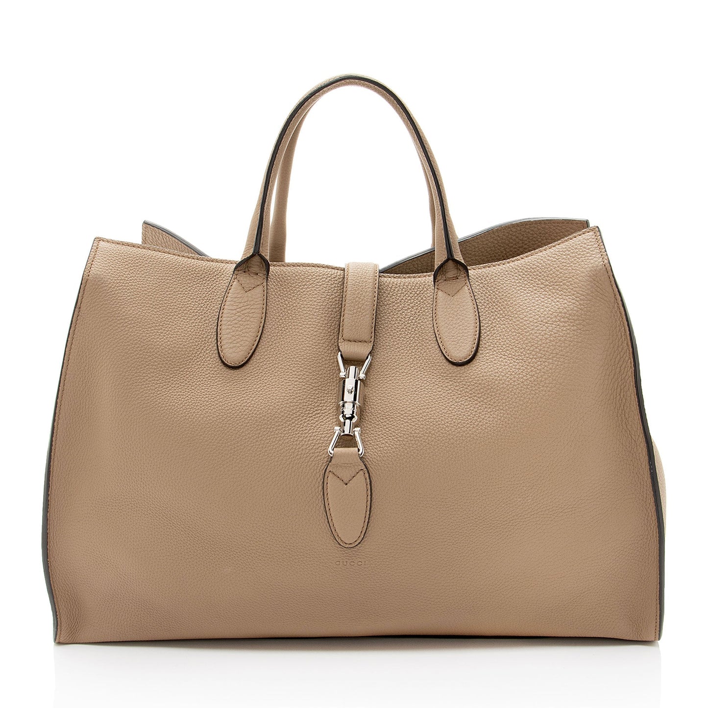 Gucci Soft Pebbled Leather Jackie Medium Tote