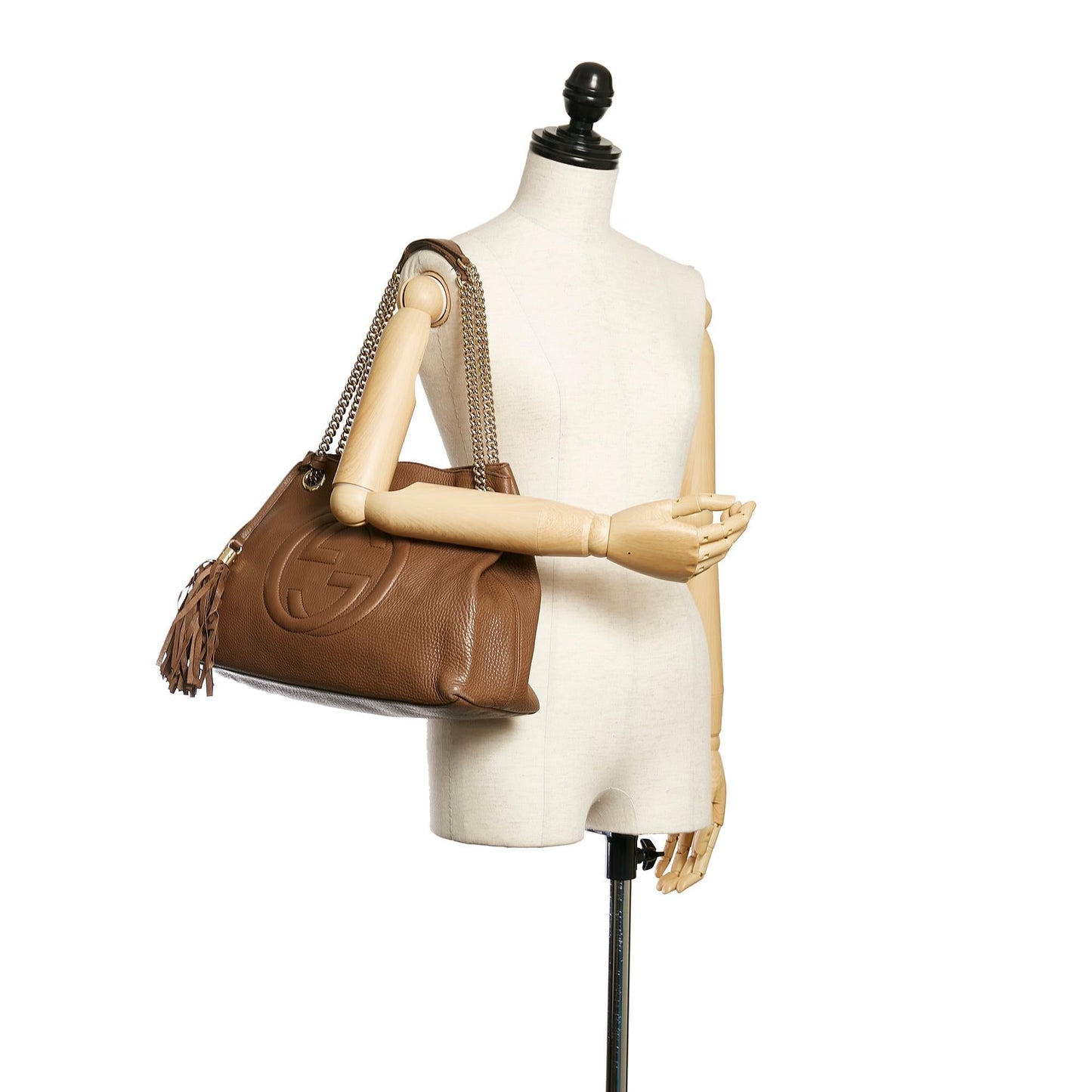 Gucci Soho Chain Leather Shoulder Bag (SHG-29388)
