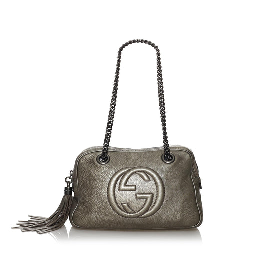 Gucci Soho Chain Leather Shoulder Bag (SHG-29751)