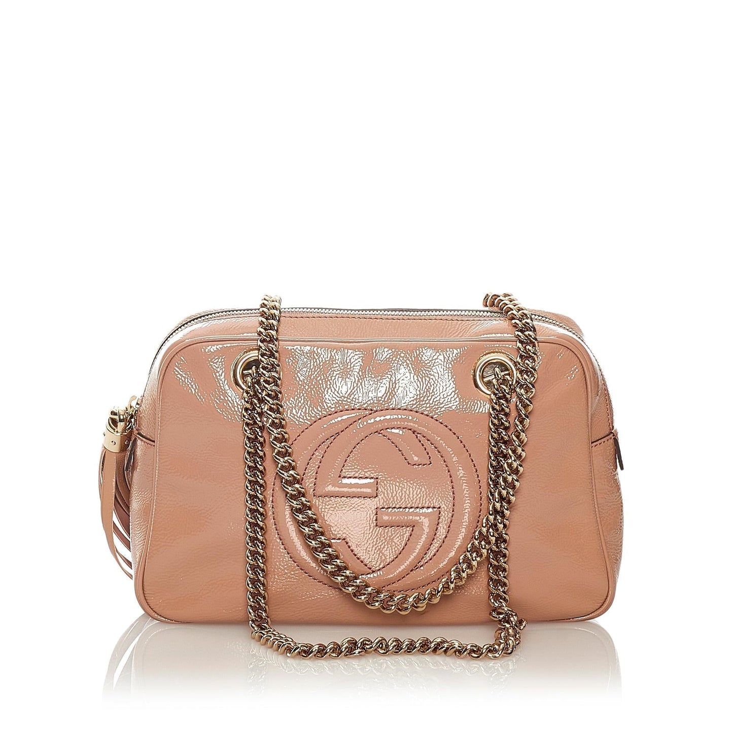 Gucci Chain Leather Shoulder Bag