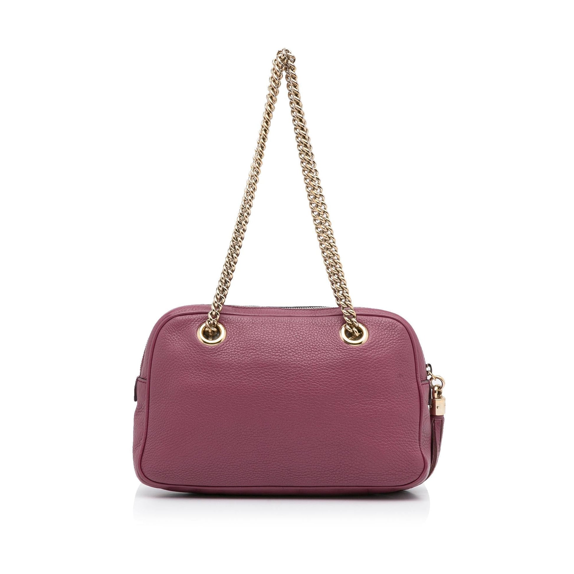 Gucci Soho Chain Shoulder Bag (SHG-LaTWrK)