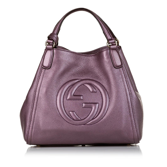 Gucci Soho Leather Satchel (SHG-35128)