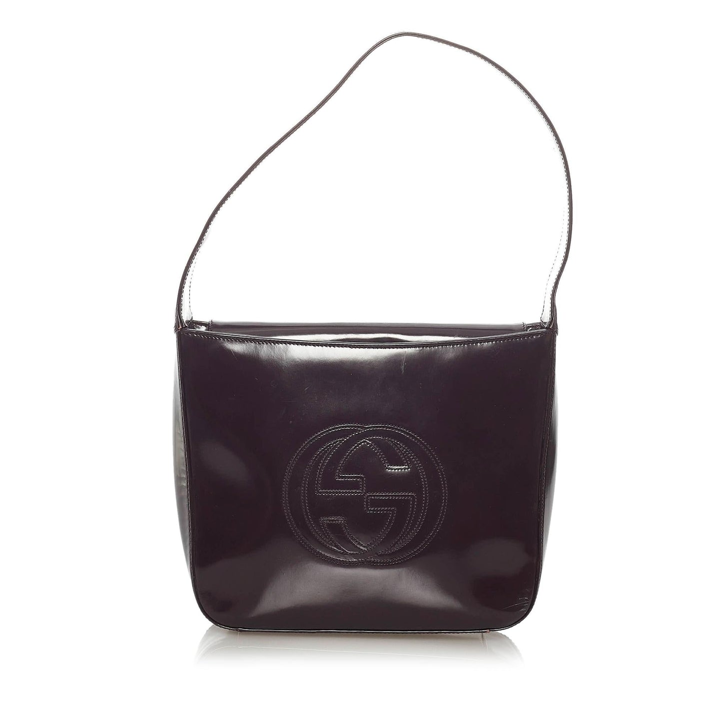 Gucci Soho Leather Patent Leather Shoulder Bag Style 2