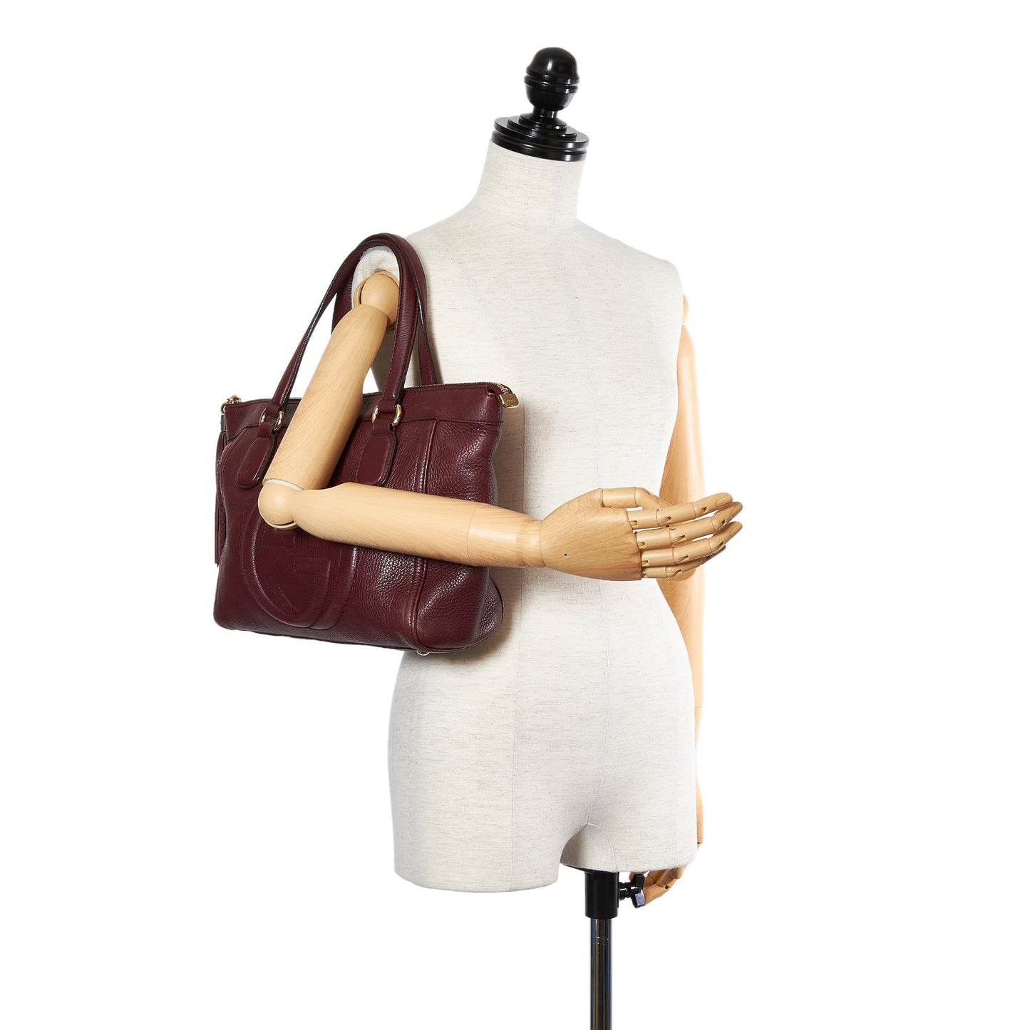 Gucci Soho Working Leather Tote Bag (SHG-31944)