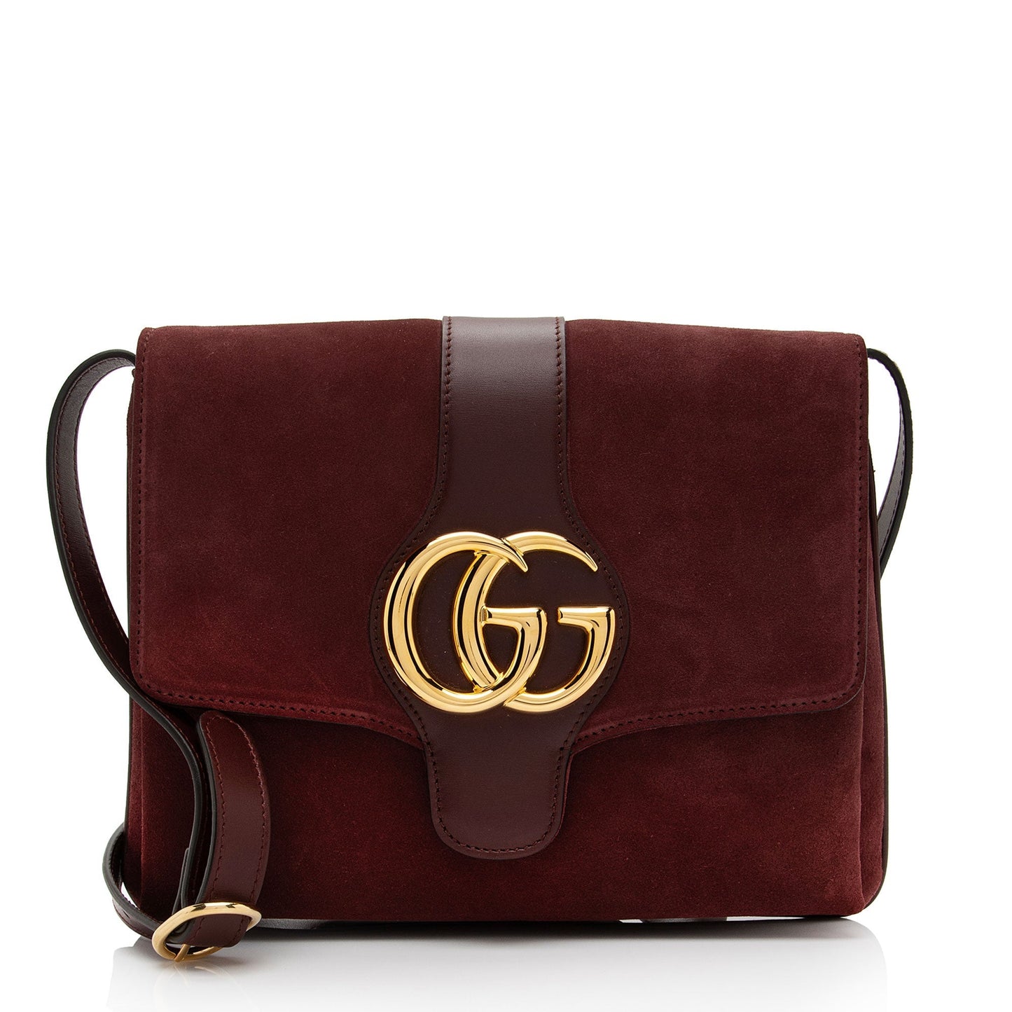 Gucci Suede Arli Medium Shoulder Bag (SHF-JMmi1x)