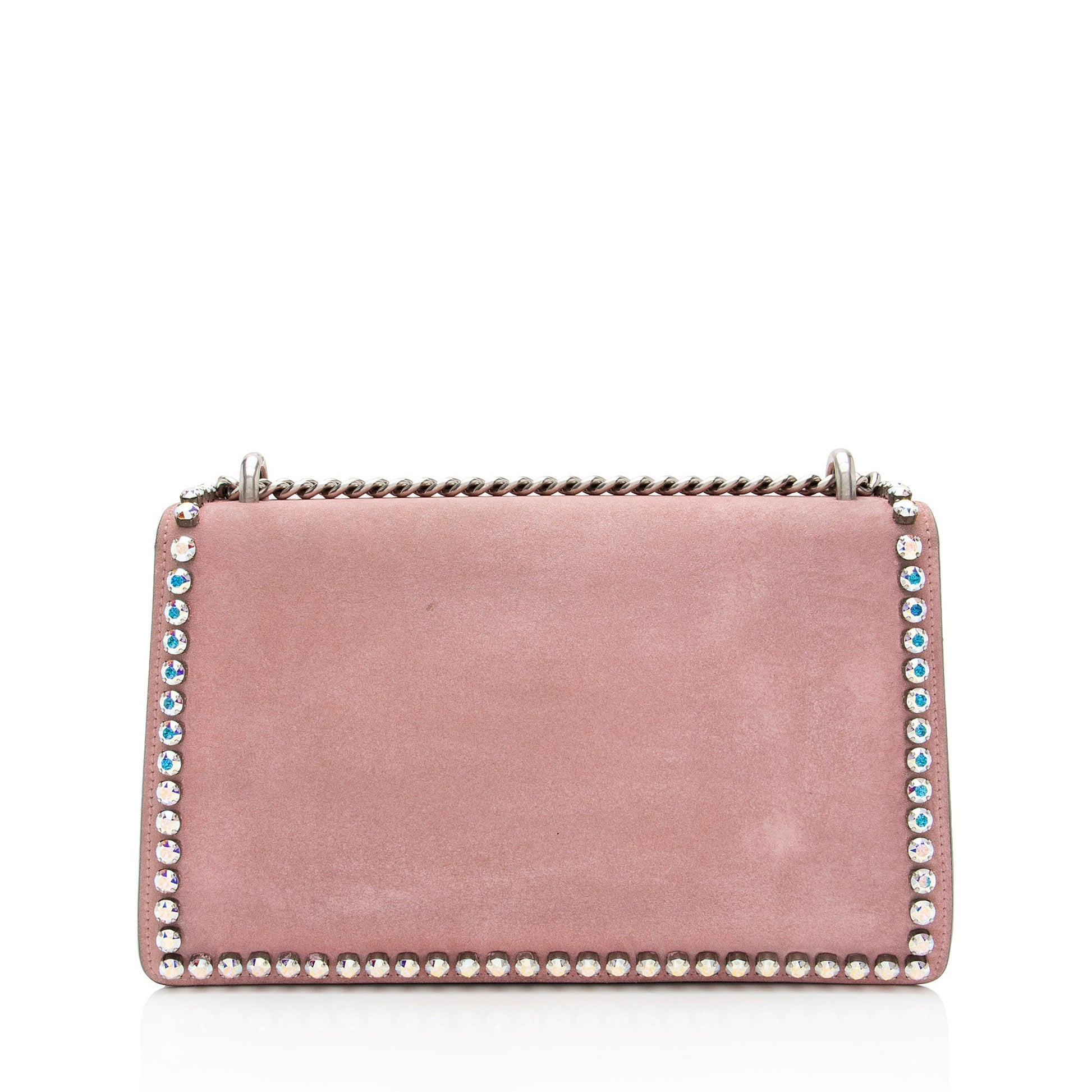 Gucci Suede Crystal Dionysus Medium Shoulder Bag