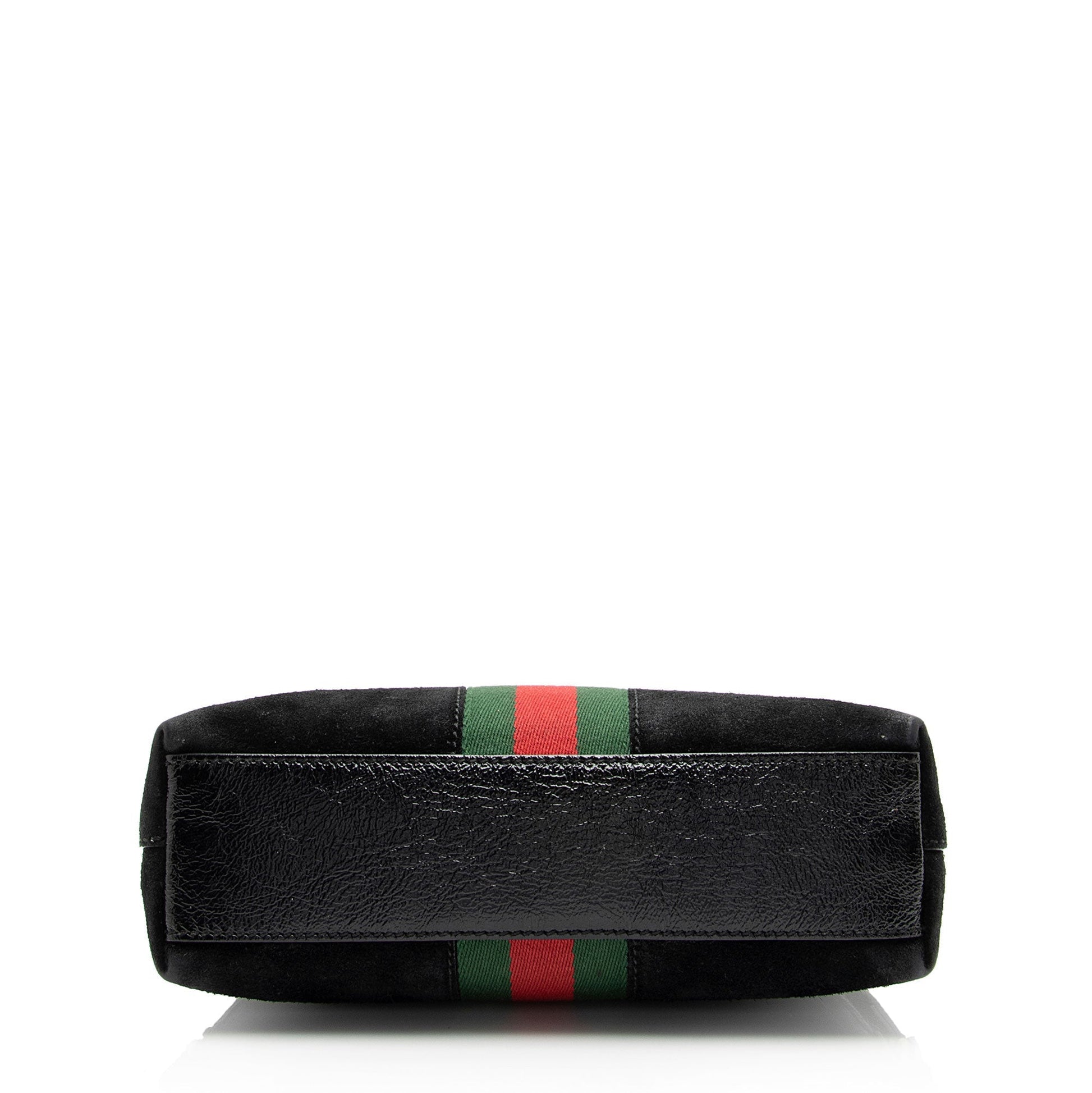 Gucci Suede Ophidia Dome Small Shoulder Bag (SHF-BDjB7x)