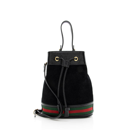 Gucci Ophidia Leather Patent Leather Shoulder Bag