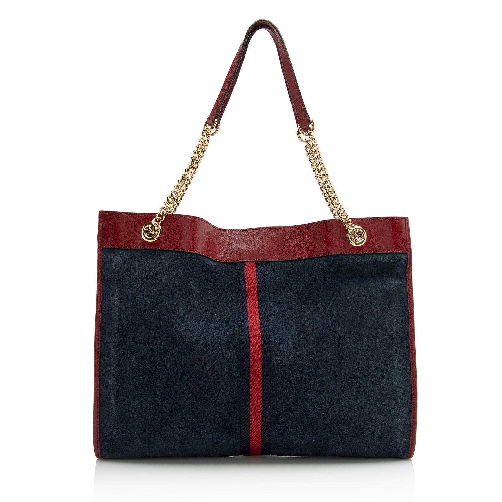Gucci Suede Rajah Large Tote (SHF-22170)