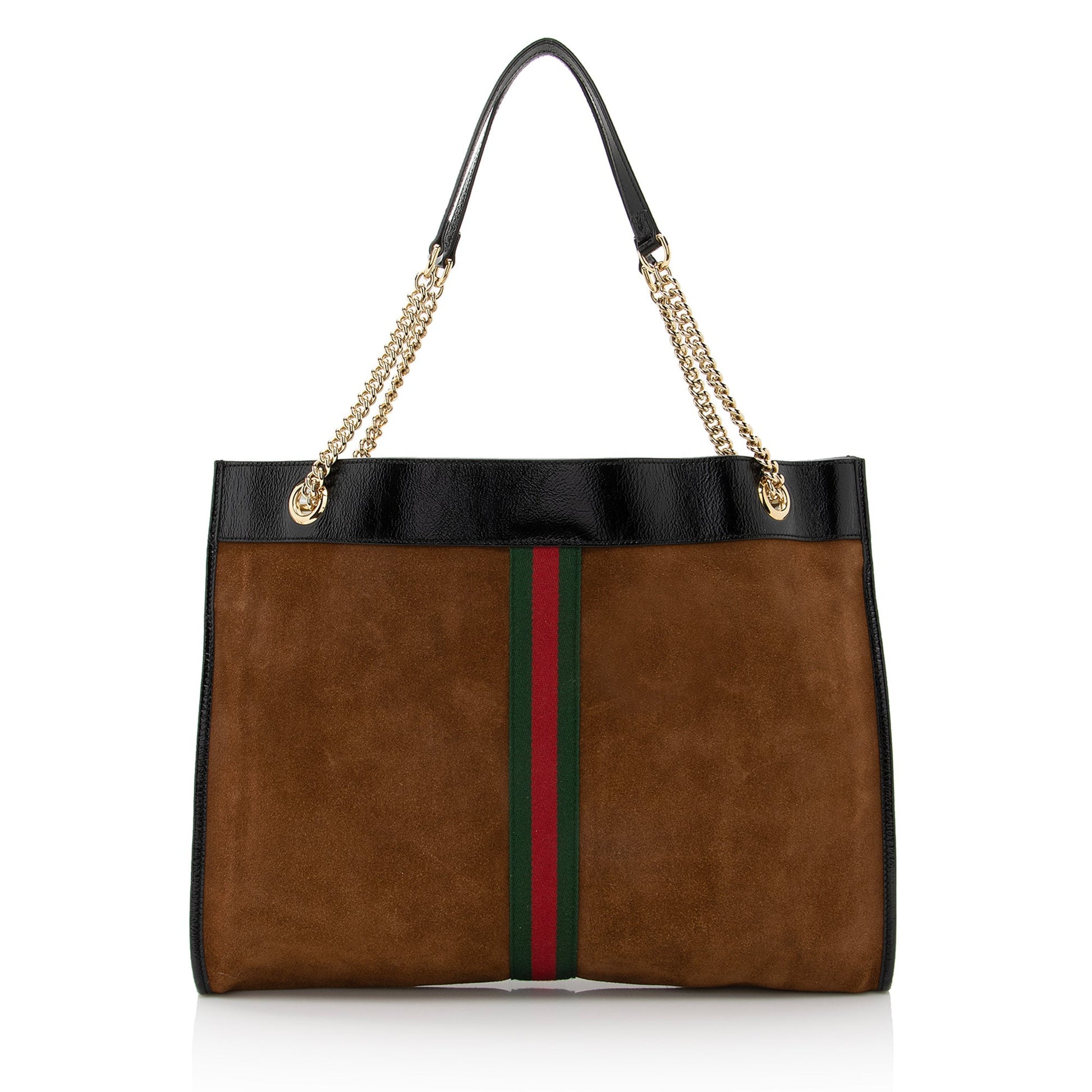 Gucci Suede Rajah Large Tote (SHF-22508)