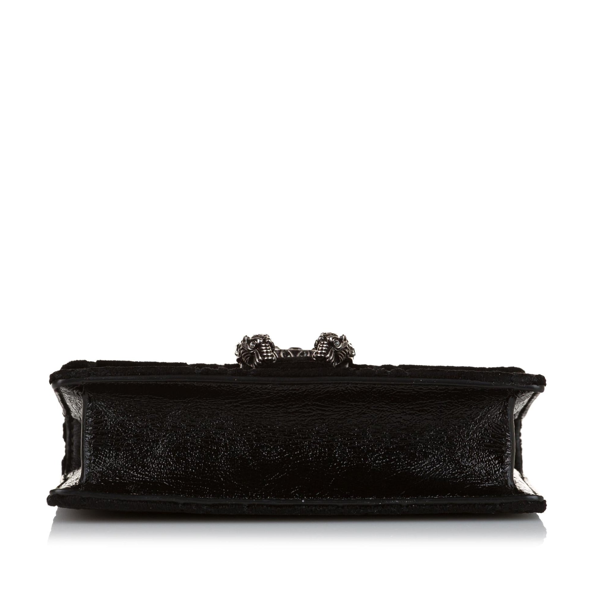 Gucci Super Mini GG Velvet Dionysus Crossbody Bag (SHG-34523)