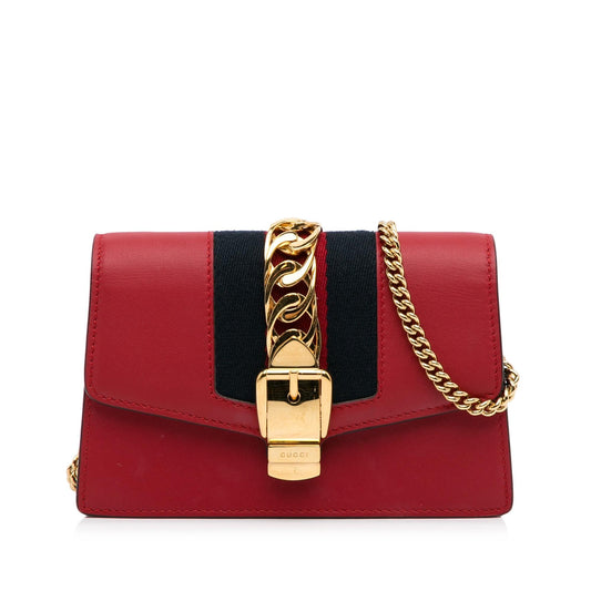 Gucci Super Mini Sylvie Chain Bag (SHG-LSaXfy)