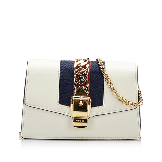Gucci Super Mini Sylvie Crossbody Bag (SHG-ifuEsg)