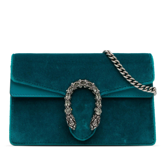 Gucci Super Mini Velvet Dionysus Crossbody Bag (SHG-eHau7e)
