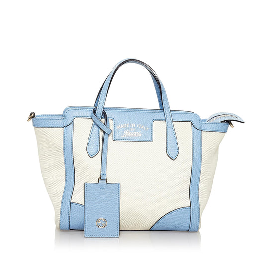 Gucci Swing Canvas Satchel (SHG-31156)