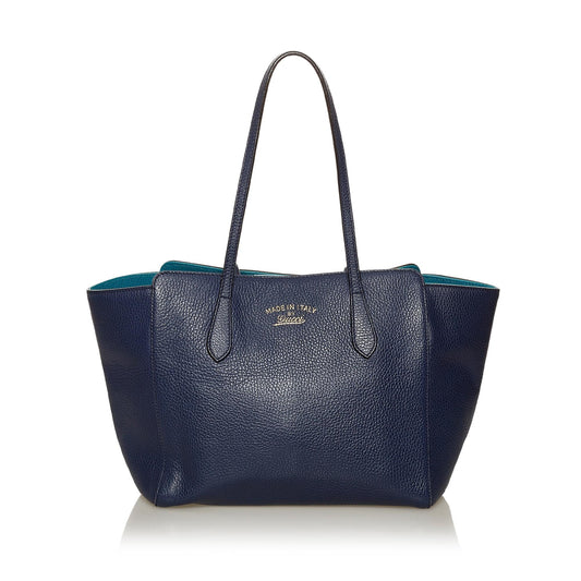Gucci Swing Leather Tote Bag (SHG-29049)