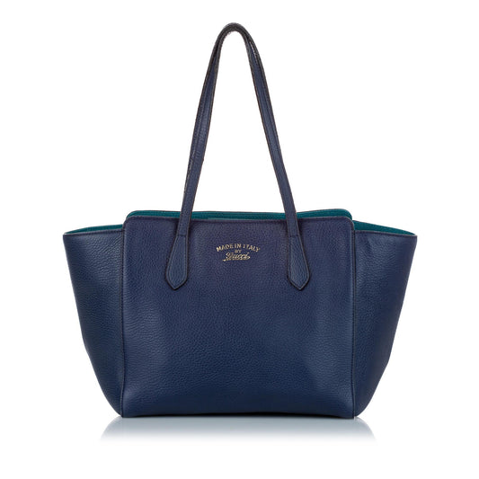 Gucci Swing Leather Tote Bag (SHG-31964)