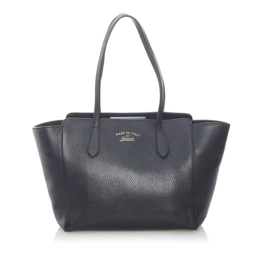 Gucci Swing Leather Tote Bag (SHG-32013)