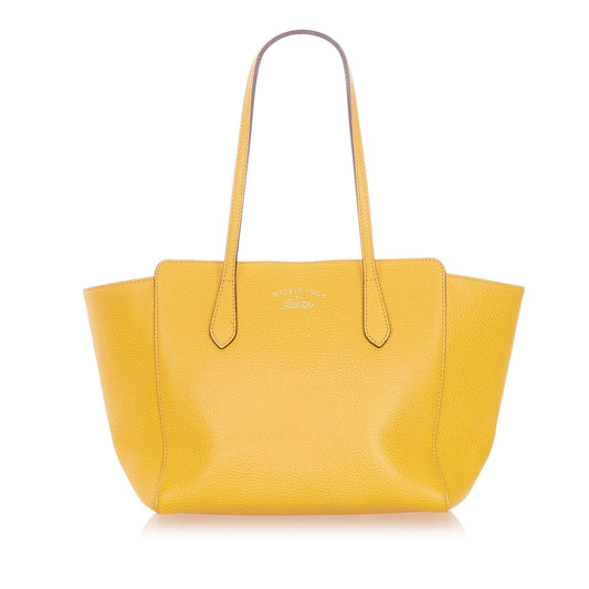 Gucci Swing Leather Tote Bag (SHG-32177)