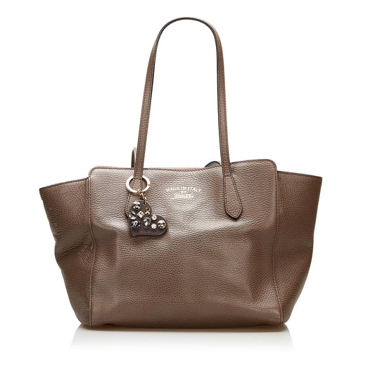 Gucci Swing Leather Tote Bag (SHG-35612)