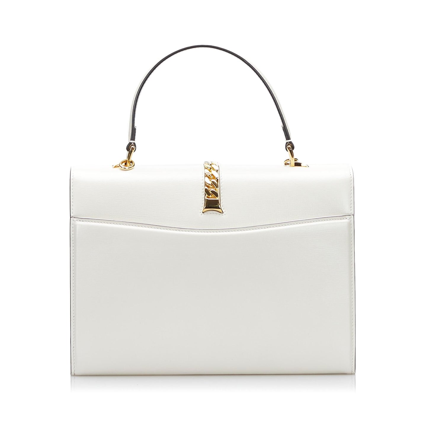 Gucci Sylvie 1969 Leather Satchel (SHG-XLLZGR)