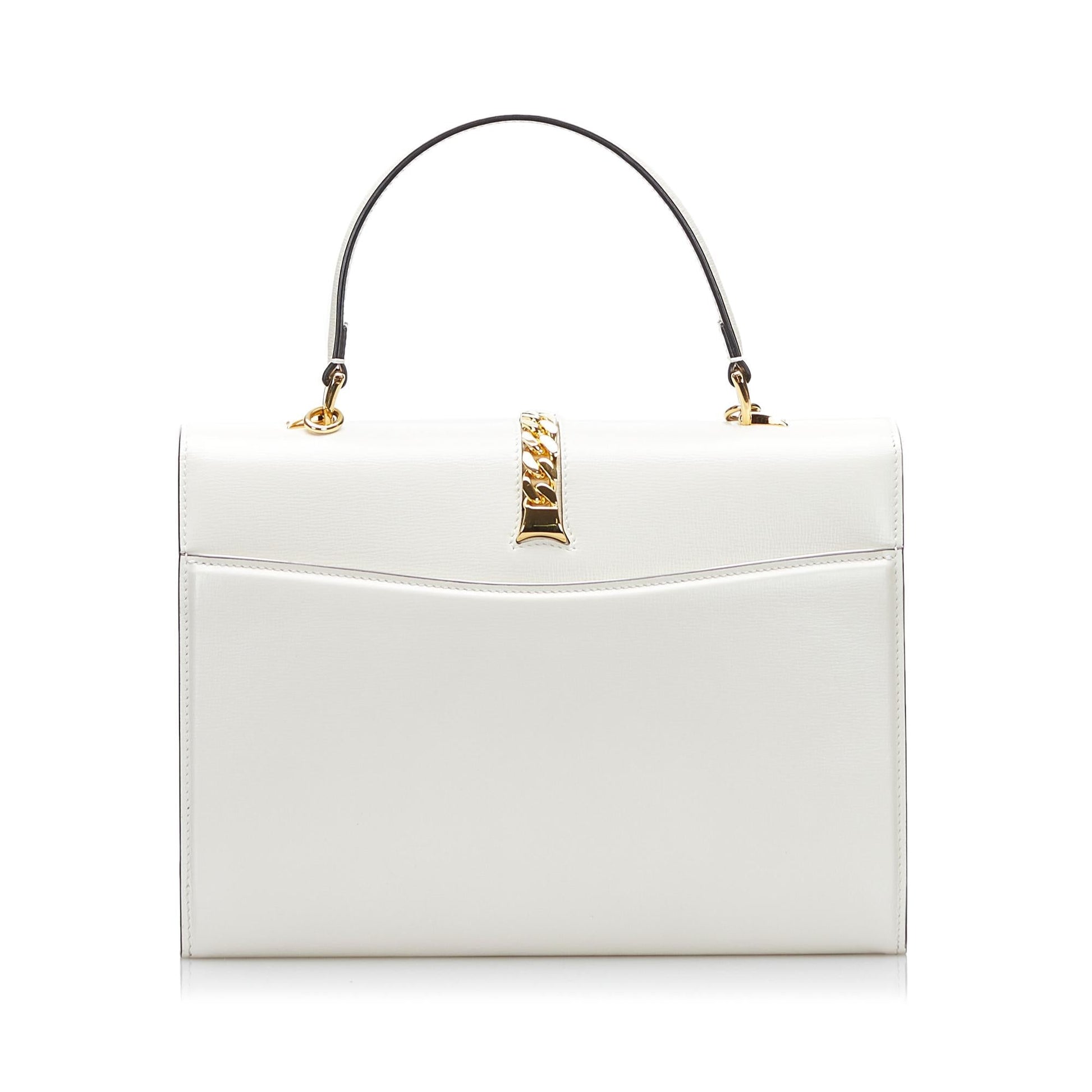 Gucci Sylvie 1969 Leather Satchel (SHG-XLLZGR)