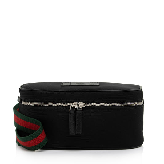 Gucci Techno Canvas Web Belt Bag (SHF-H9w0O5)