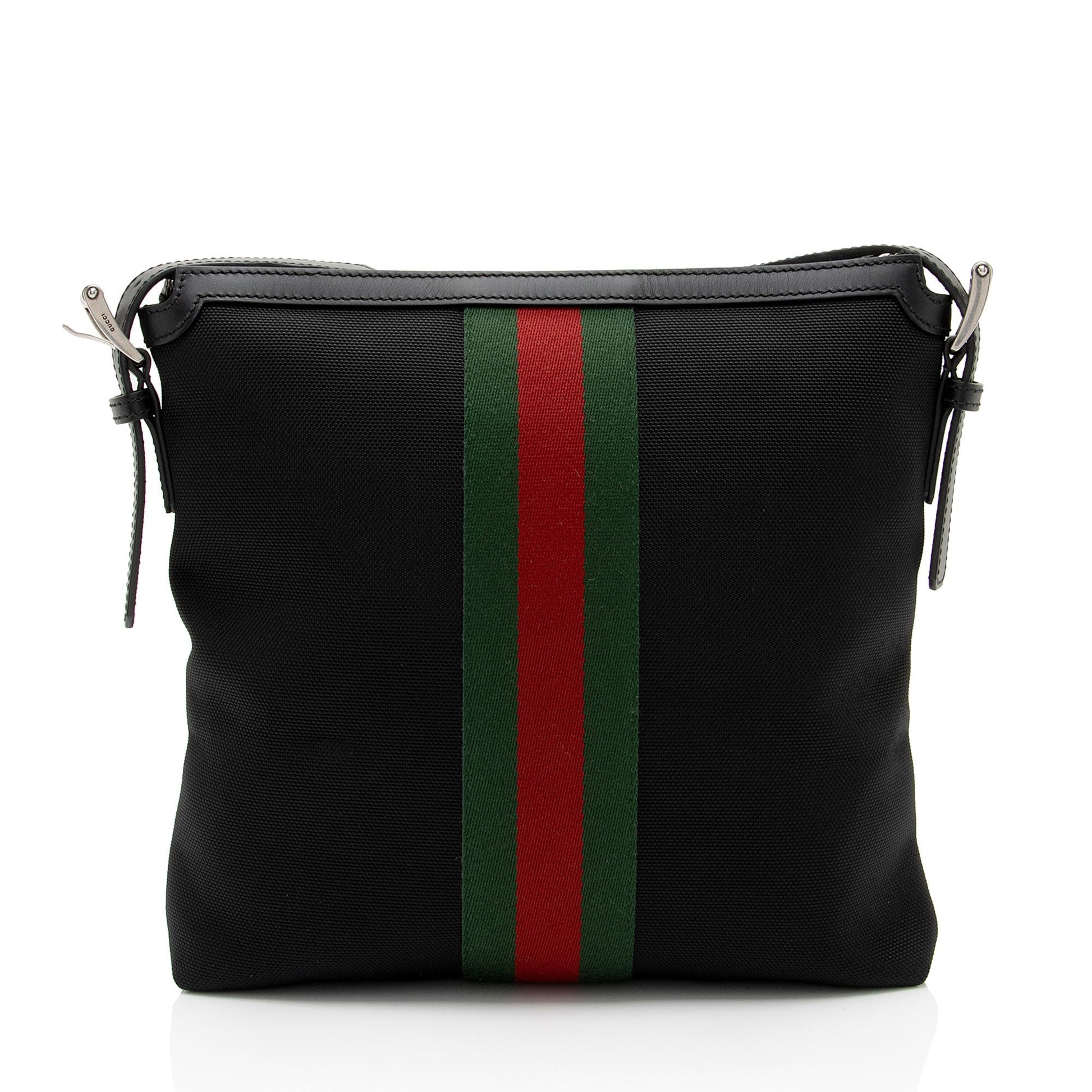 Gucci Techno Canvas Web Messenger Bag (SHF-hSj6G8)